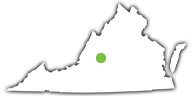 Location of Natural Bridge State Park in Virginia Location of Natural Bridge State Park in Virginia